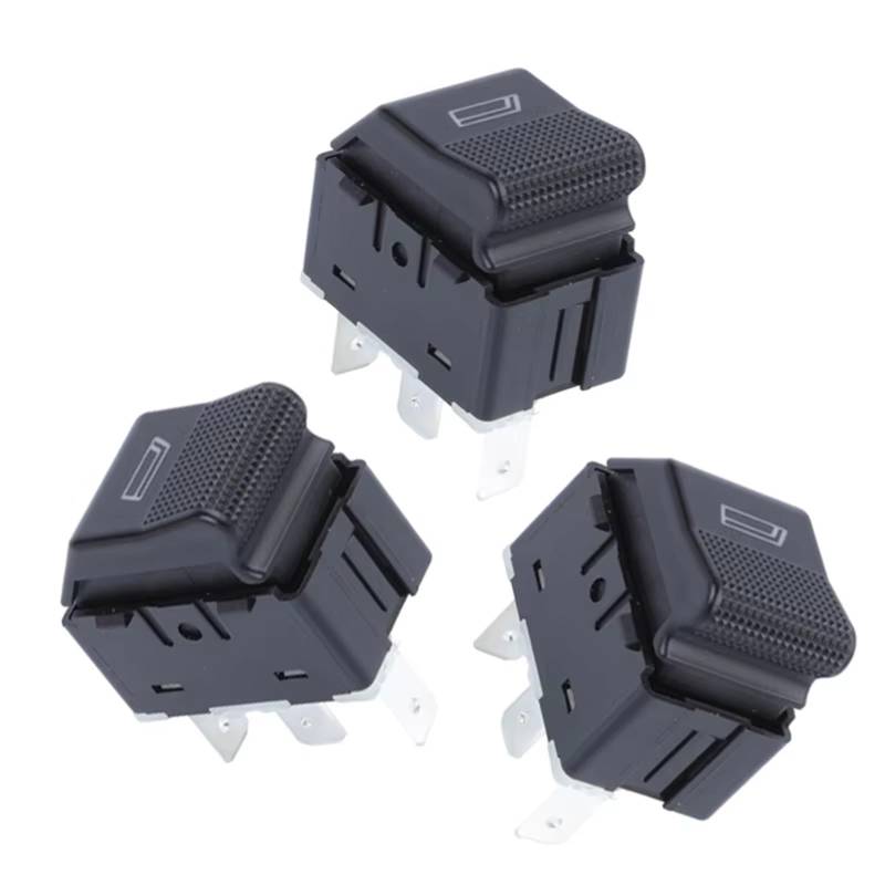 Auto Fenster Schalter Für VW Für Transporter T4 Für Ibiza 7D0959855 Elektrische Fenster Switch Control Glas Heber Taste Auto(3 Piece) von Tjxtixle