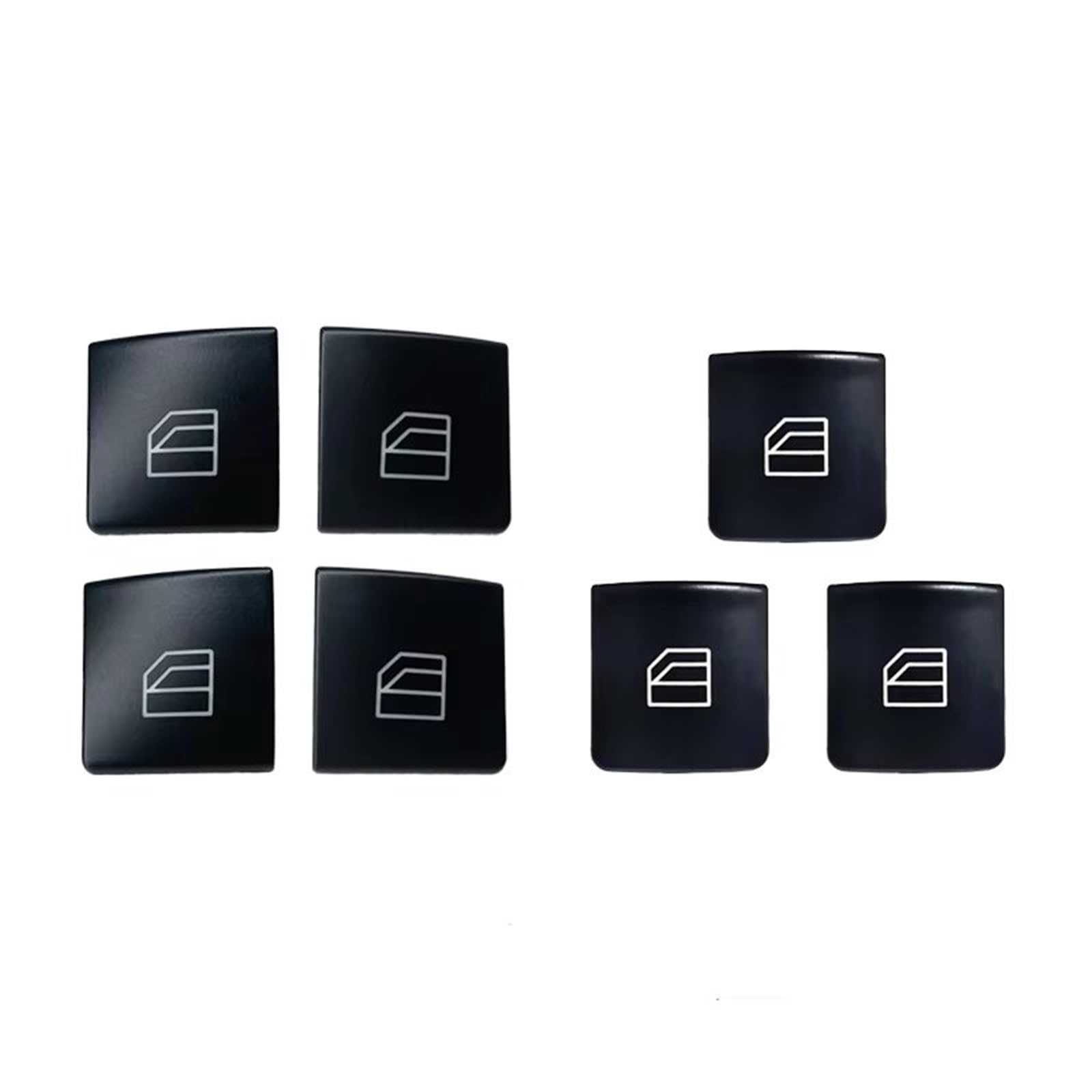Auto Fenster Schalter Glasfensterschalterknopf Autotürschloss Entriegelungsschalterkappen 2049055402 Für Benz Für W204 W212 W246 Für C117 E Für GLK Für CLA-Klasse(Right Lock Button) von Tjxtixle