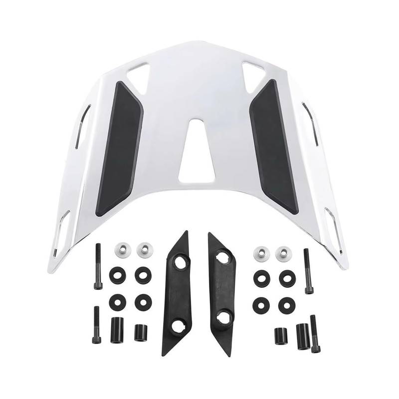 Gepäckträger Für Gold Für Wing GL1800 2018 2019 2020 2021 2022 2023 2024 Nicht-Tour-Motorradzubehör Heckträger Gepäckträger Motorrad Hinten Gepäck(Chrome) von Tjxtixle