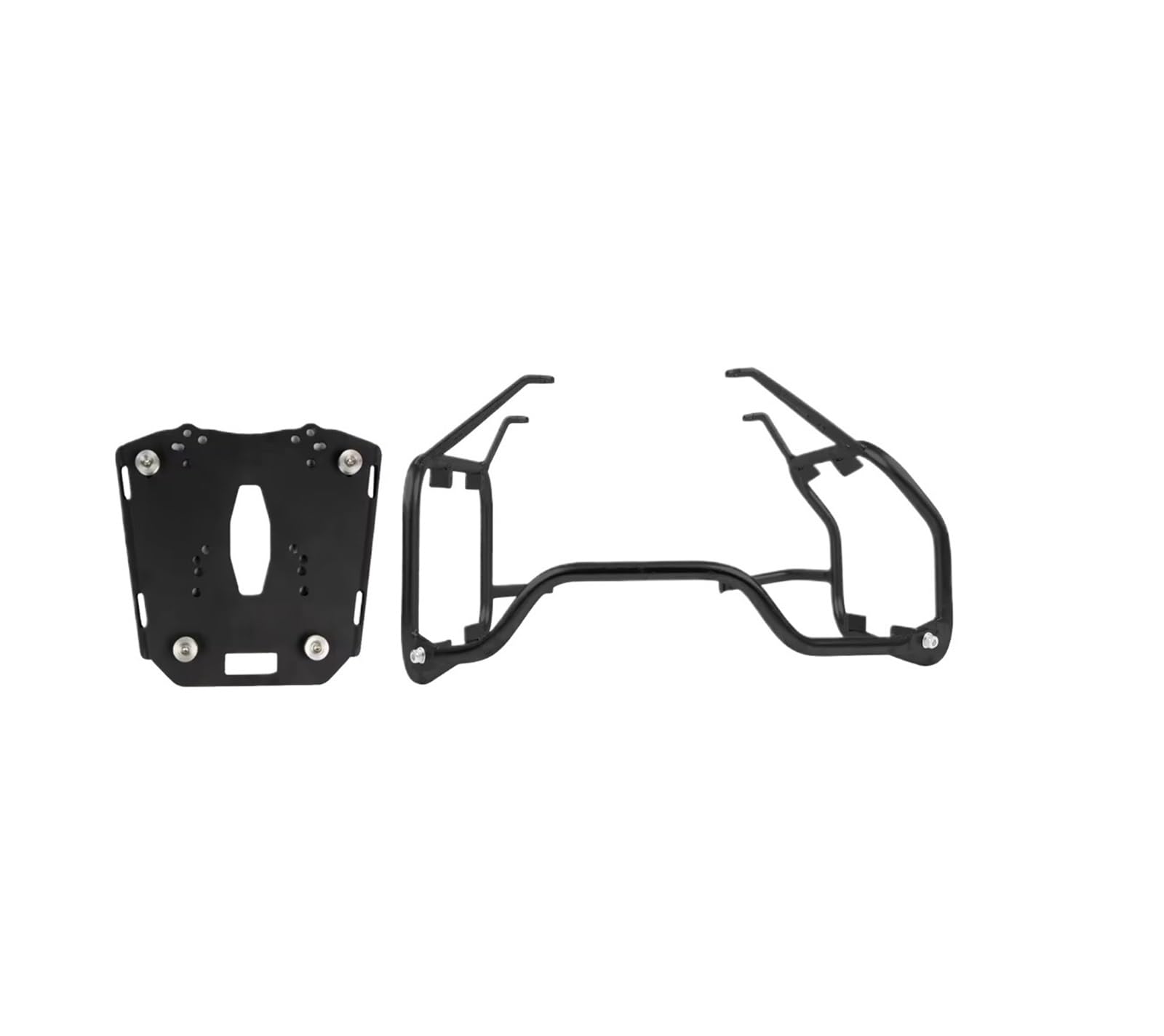 Gepäckträger Für VOGE 900DS 900DSX 900 DS DSX 2024 2025 Motorrad-Kofferraum-Satteltasche Sattelseitentasche Gepäckträger Packtaschen Rack Top Box Halterung Motorrad Hinten Gepäck(Black 1 Set) von Tjxtixle