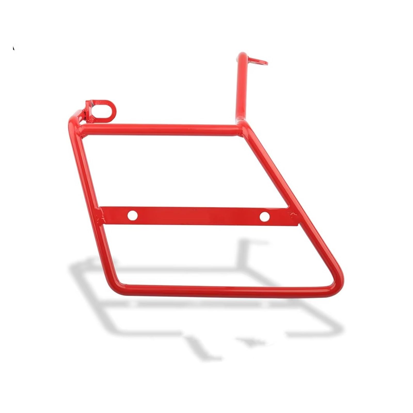Gepäckträger Motorrad-Satteltasche Kofferraumtasche Halterung Linke Seite Halter Für DAX 125 ST 125 DAX125 ST125 2021 2022 2023 2024 Motorrad Hinten Gepäck(Red-Left Side) von Tjxtixle