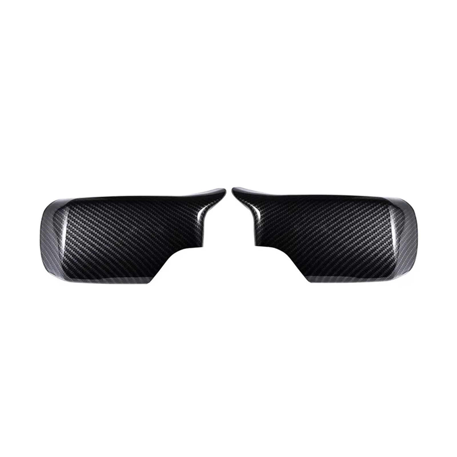Auto Spiegelkappen Für 3 Serie E46 1998-2005 E39 1996-2003 LHD Auto Ersatz Rück Seite Spiegel Abdeckung Spiegelkappe(Carbon) von Tkxvcejv