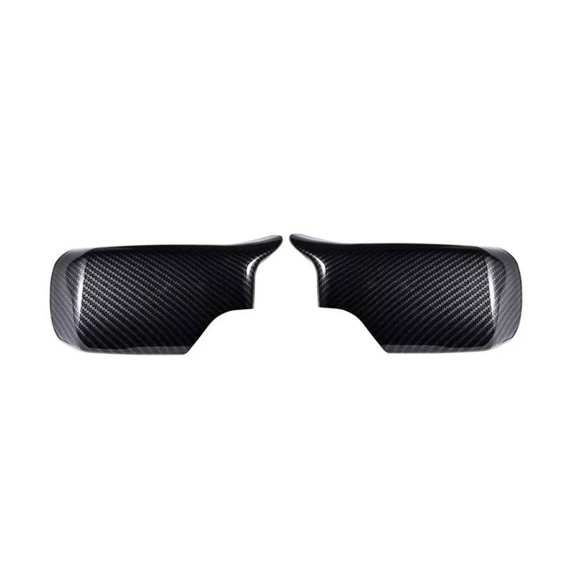 Auto Spiegelkappen Für 3 Serie E46 1998-2005 E39 1996-2003 LHD Auto Ersatz Rück Seite Spiegel Abdeckung Spiegelkappe(Carbon) von Tkxvcejv