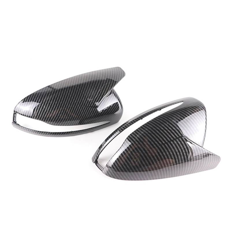 Auto Spiegelkappen Für Benz C Für GLC SE Klasse W205 X253 W222 W213 W238 Seite Rückspiegel Abdeckung Kappen Shell LHD Spiegelkappe(Carbon pattern-D) von Tkxvcejv