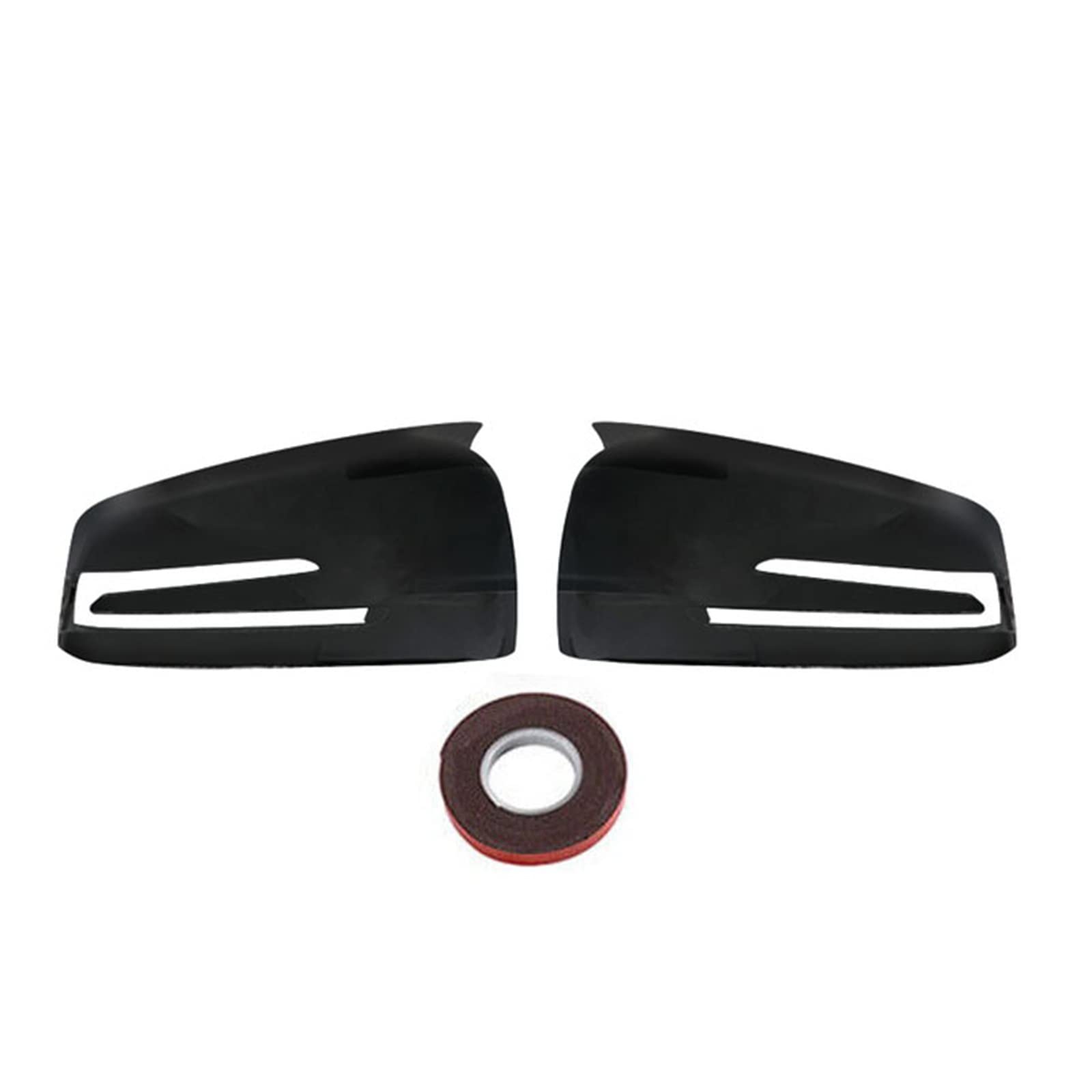 Auto Spiegelkappen Für Benz W176 W246 W212 W204 C117 X156 X204 W221 A B C E S Für CLA Für GLA Für GLK-Klasse Rückspiegelabdeckung Spiegelkappe(Gloss Black) von Tkxvcejv