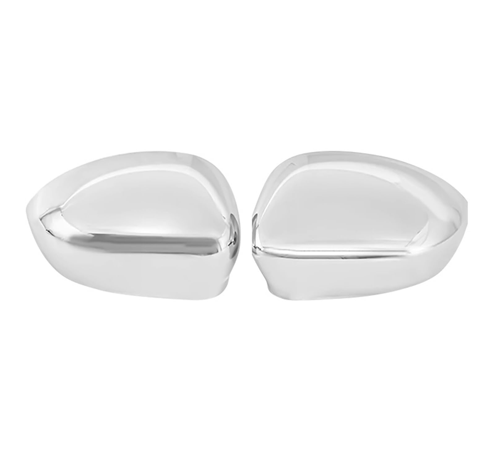 Auto Spiegelkappen Für Fiat Für 500 500C Für GRANDE Für PUNTO 595 Für ABARTH 695 Für EVO 2007-2024 Chrom-Rückspiegelkappenabdeckung Spiegelkappe(1pair Chrome) von Tkxvcejv