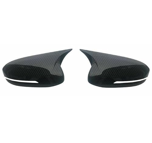 Auto Spiegelkappen Für Kia Für Optima K5 2011-2020 Glänzend Schwarz Carbon Fiber Look Rückspiegel Gehäuse Spiegelkappe(Stil 2) von Tkxvcejv