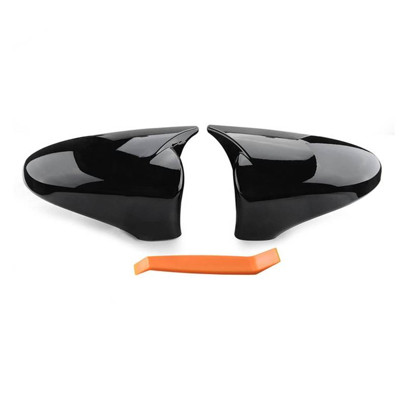 Auto Spiegelkappen Für Lexus GS ES RC Für RCF Für GSF CT LS 2012-2018 LHD Automodifikationszubehör Autoseitenrückspiegelabdeckung Spiegelkappe(Glossy Black) von Tkxvcejv