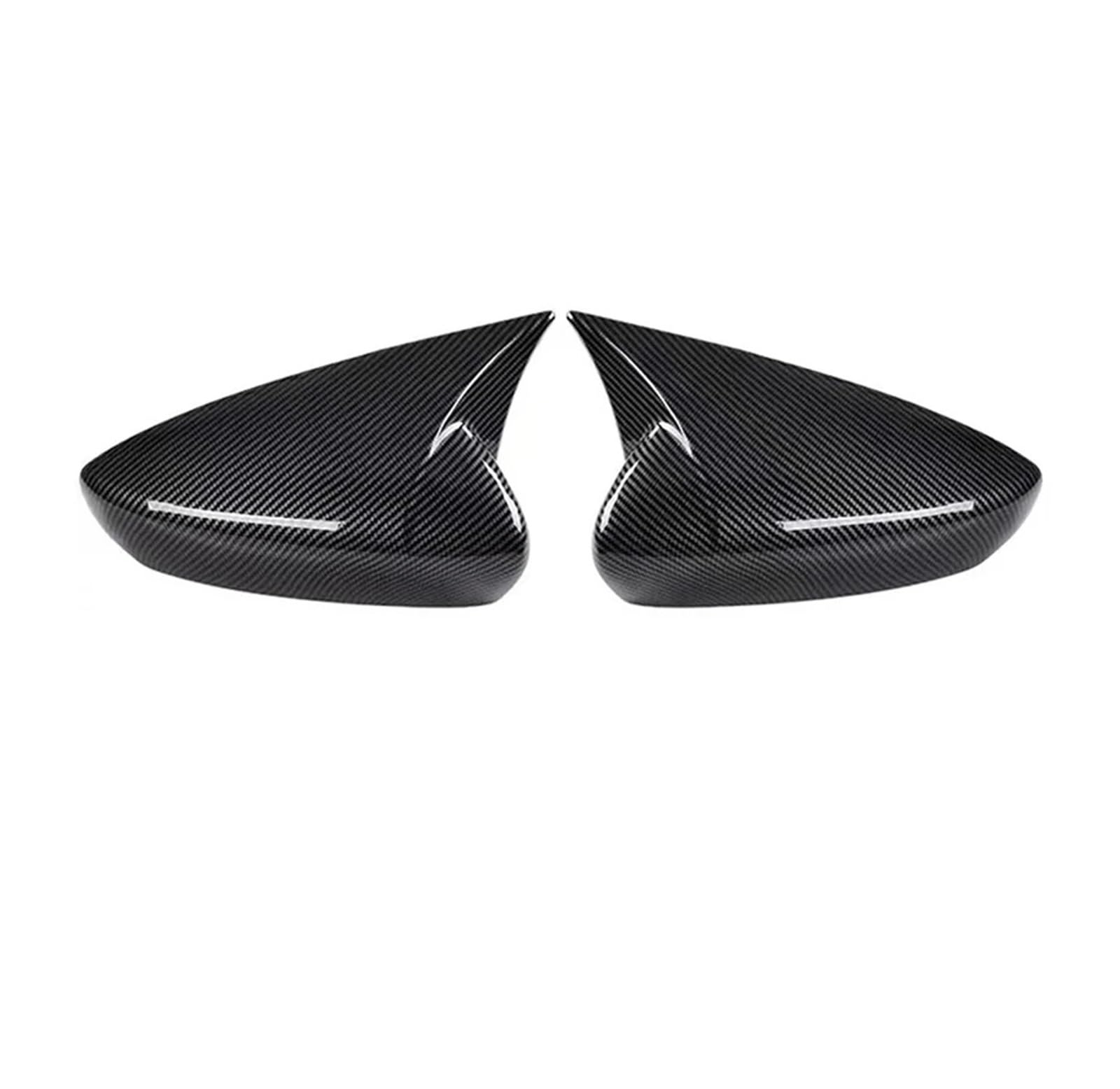 Auto Spiegelkappen Für Mazda 3 Für Axela 19-23 Auto Rückspiegel Seitenspiegel Abdeckung Flügelkappe Außentürgehäuse Verkleidung Carbonfaser-Optik Spiegelkappe(With Horn Carbon) von Tkxvcejv