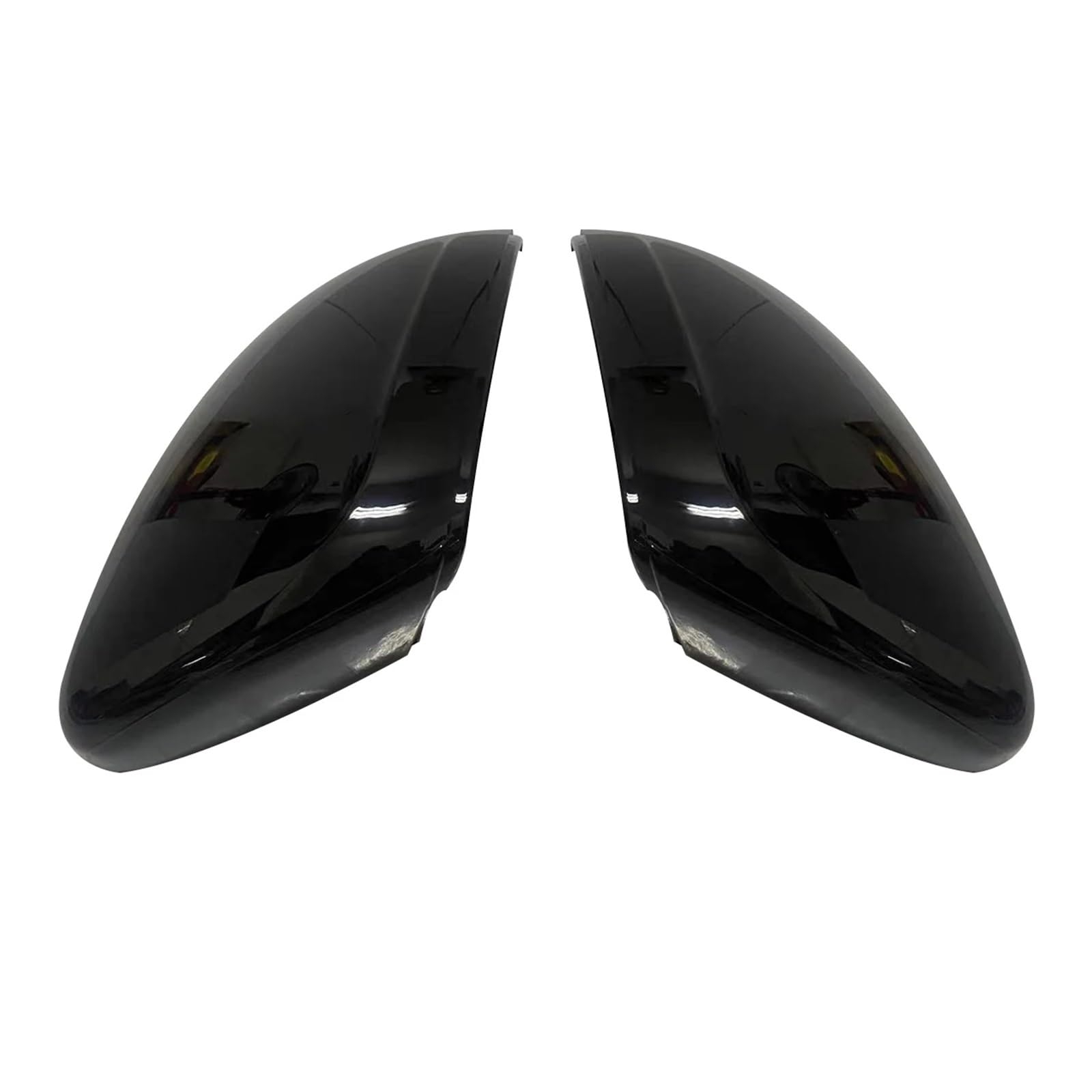 Auto Spiegelkappen Für Peugeot 208 2008 2012-2018 Seitentür-Rückspiegelabdeckung, Zierleisten Links + Rechts, Ersatzstil Spiegelkappe(Schwarz) von Tkxvcejv