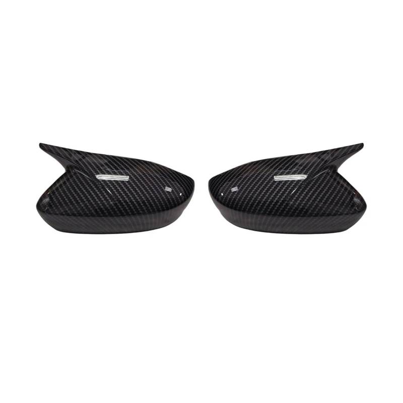 Auto Spiegelkappen Für Skoda Für Rapid 2012 2013 2014 2015 Auto Rückspiegel Seitenspiegel Abdeckung Flügelkappe Carbon Fiber Look Spiegelkappe(Carbon) von Tkxvcejv