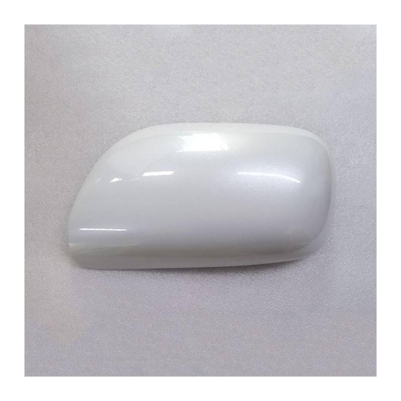 Auto Spiegelkappen Für Toyota Für Auris 2006-2012 Rückspiegel Abdeckung Reverse Spiegel Gehäuse Reverse Spiegel Shell Spiegelkappe(Pearl White Left) von Tkxvcejv