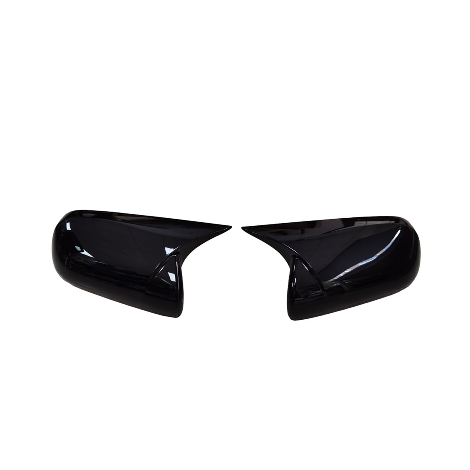 Auto Spiegelkappen Für Toyota Für Mark X Für Reiz 2005-2009 Auto Rückspiegel Seitenspiegel Abdeckung Flügelkappe Carbon Fiber Look Spiegelkappe(Type B Black) von Tkxvcejv