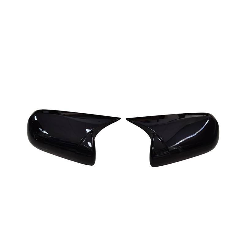 Auto Spiegelkappen Für Toyota Für Mark X Für Reiz 2005-2009 Auto Rückspiegel Seitenspiegel Abdeckung Flügelkappe Carbon Fiber Look Spiegelkappe(Type B Black) von Tkxvcejv
