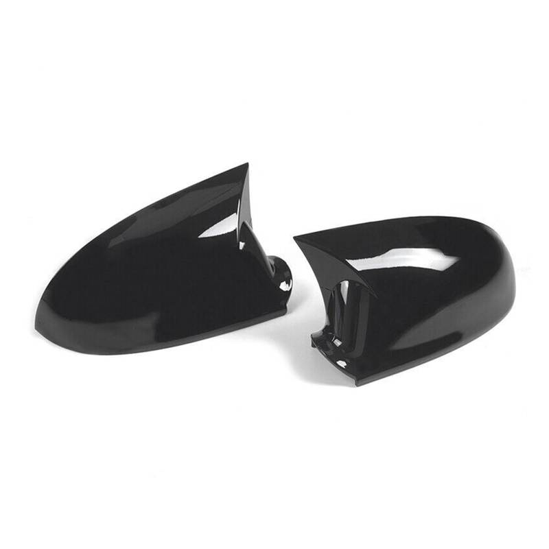 Auto Spiegelkappen Für VW Für Golf MK5 Für GTI R 2003 2004 2005 2006 2007 2008 2009 Auto Rückspiegel Seitenspiegel Abdeckung Flügelkappe Spiegelkappe(Gloss Black) von Tkxvcejv