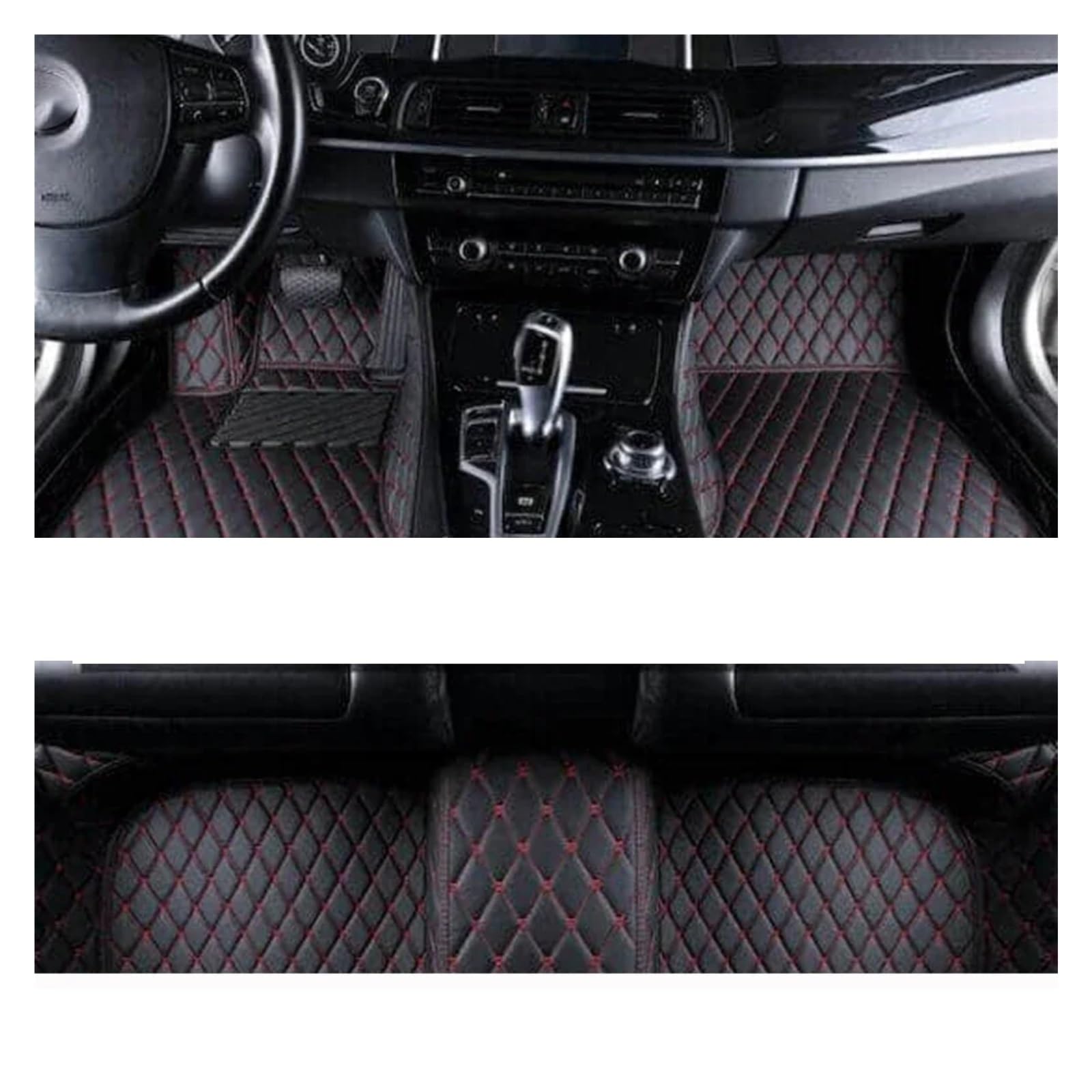 Fussmatten Auto Für 3er E91 Touring Wagon Kombi 2005~2011 LHD 5 Sitze Auto-Fußmatten wasserdichte Unterlage Autoteppiche(3pc Floor mat15) von Tkxvcejv