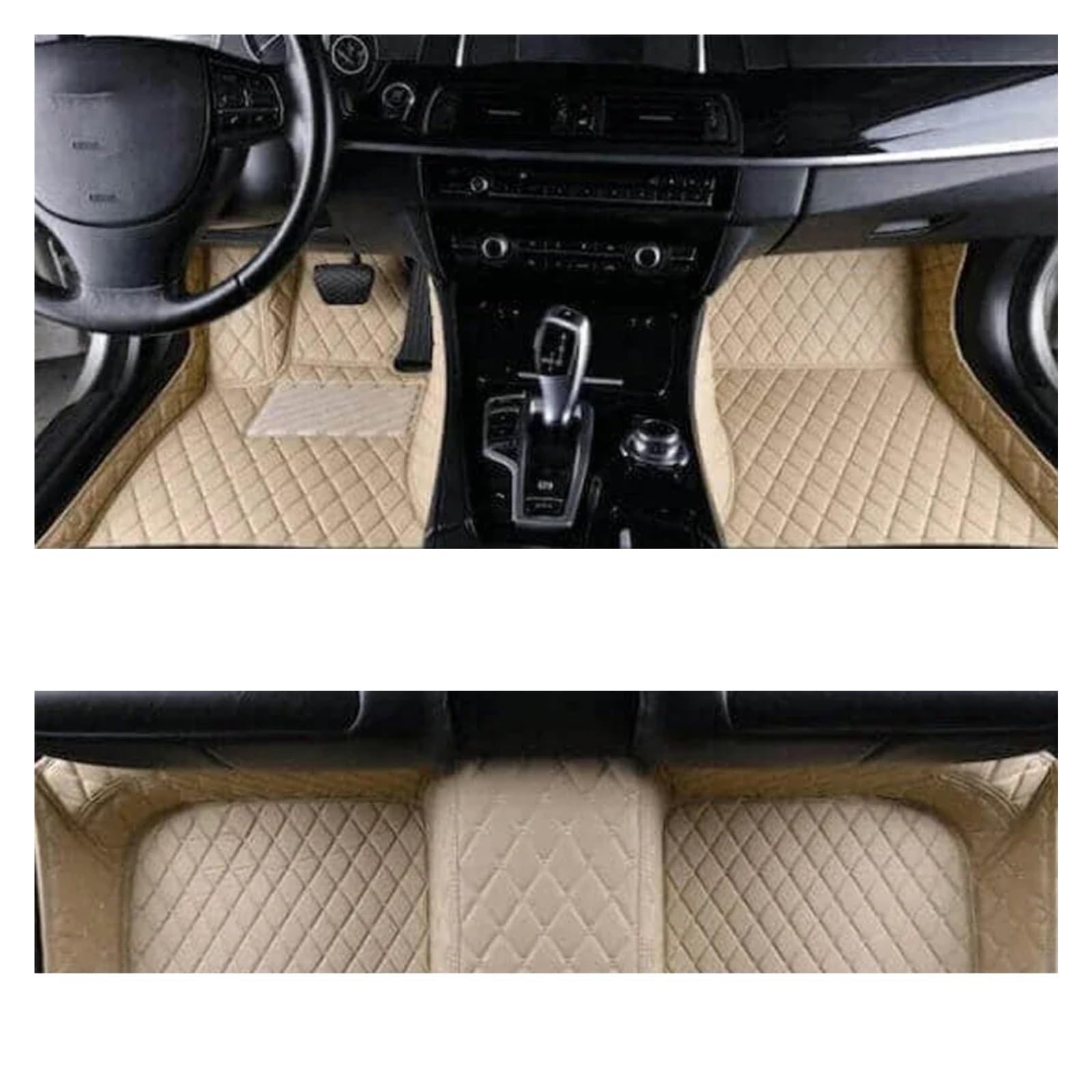 Fussmatten Auto Für 3er E91 Touring Wagon Kombi 2005~2011 RHD 5 Sitze Auto-Fußmatten wasserdichte Unterlage Autoteppiche(3pc Floor mat13) von Tkxvcejv