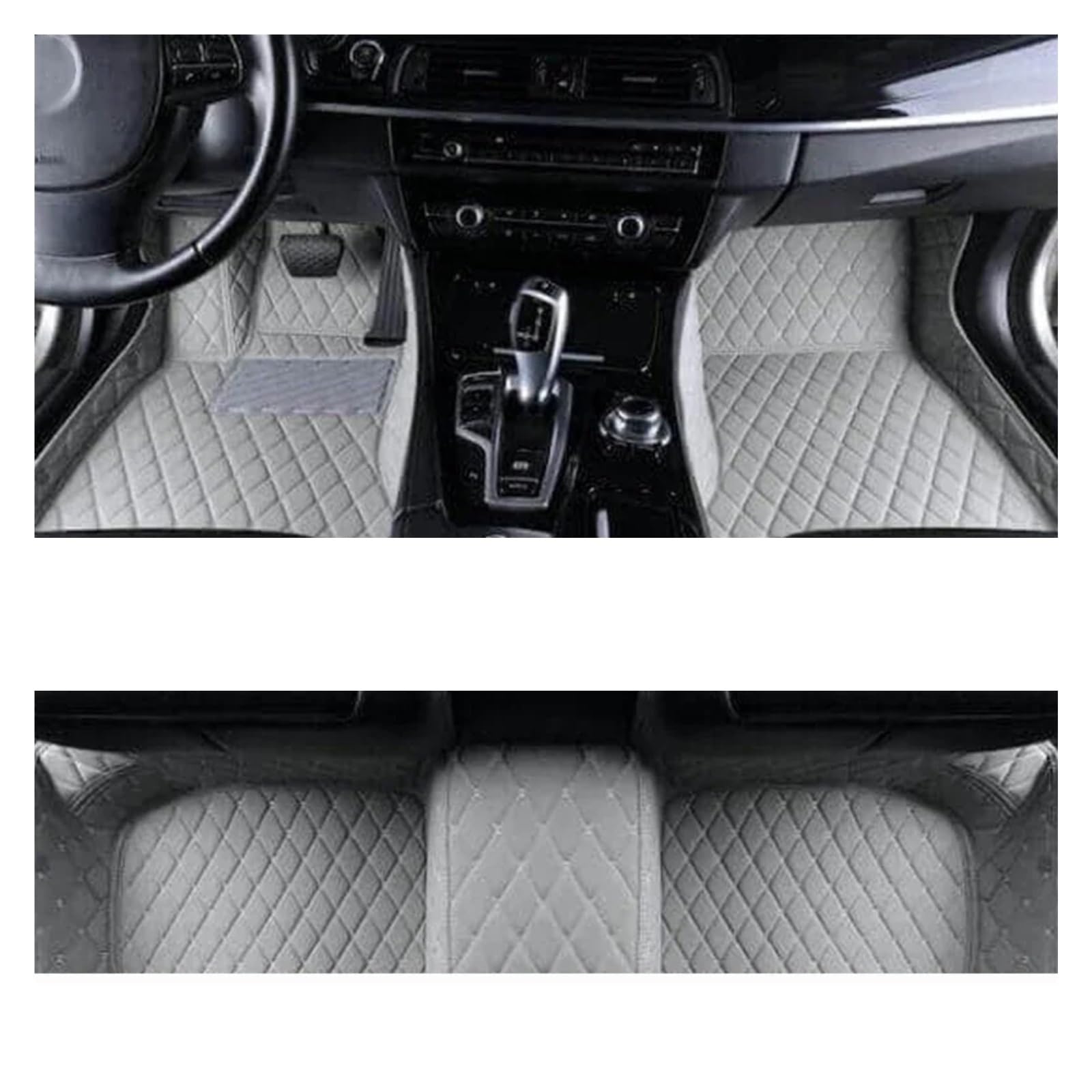 Fussmatten Auto Für 3er E91 Touring Wagon Kombi 2005~2011 RHD 5 Sitze Auto-Fußmatten wasserdichte Unterlage Autoteppiche(3pc Floor mat14) von Tkxvcejv