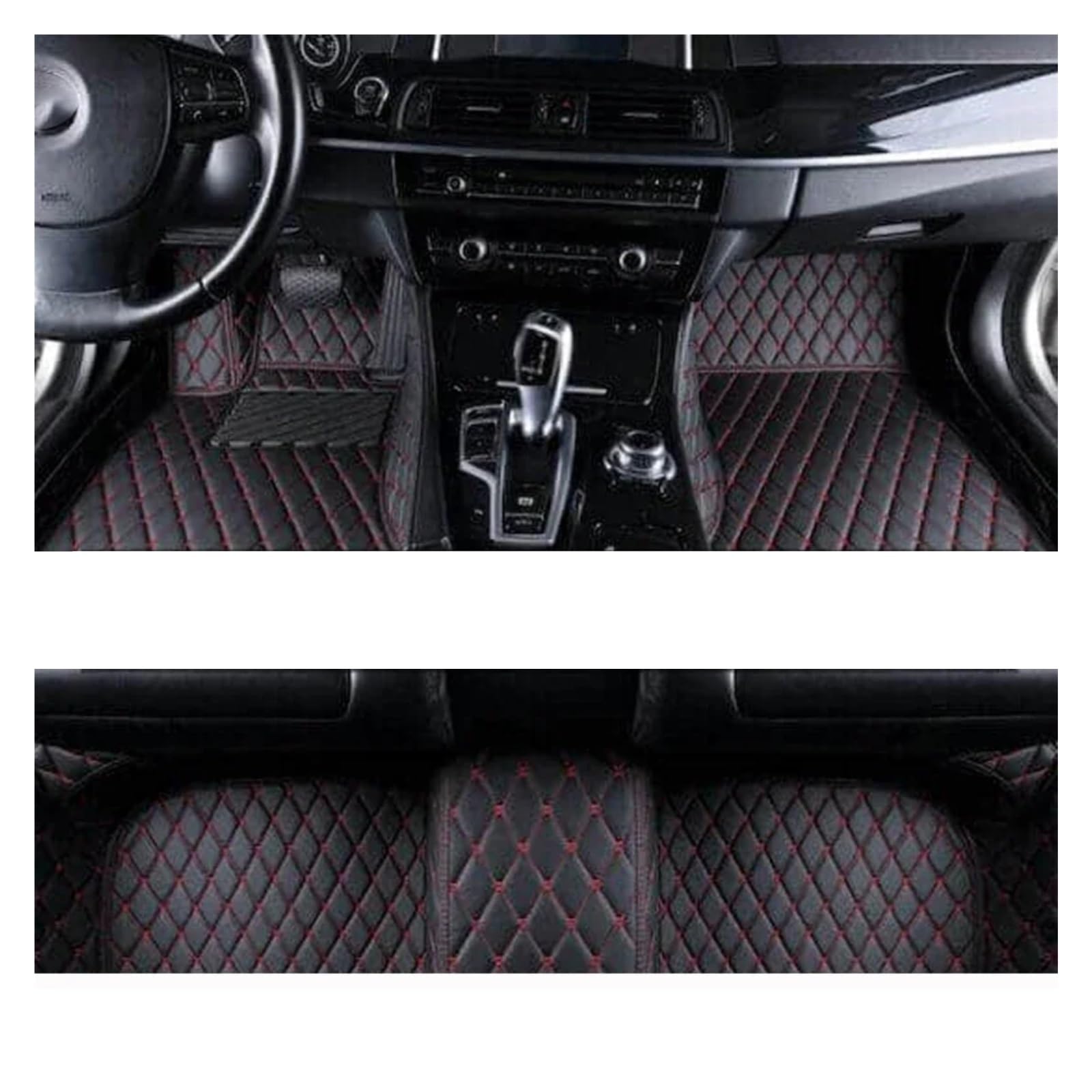 Fussmatten Auto Für 3er E91 Touring Wagon Kombi 2005~2011 RHD 5 Sitze Auto-Fußmatten wasserdichte Unterlage Autoteppiche(3pc Floor mat15) von Tkxvcejv