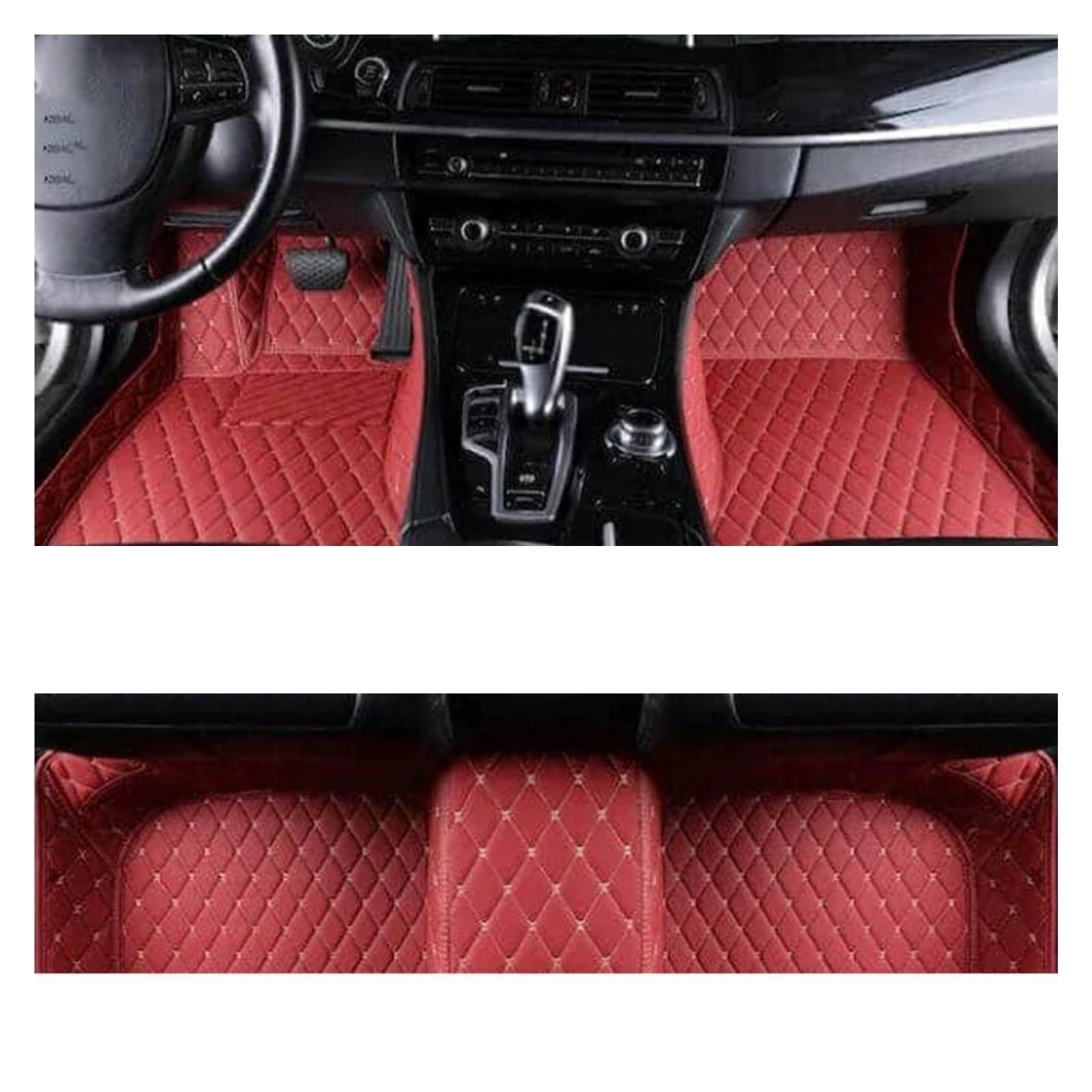 Fussmatten Auto Für 3er E91 Touring Wagon Kombi 2005~2011 RHD 5 Sitze Auto-Fußmatten wasserdichte Unterlage Autoteppiche(3pc Floor mat18) von Tkxvcejv