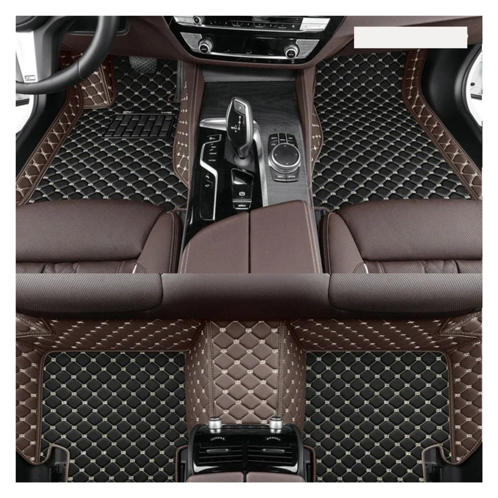 Fussmatten Auto Für 3er E91 Touring Wagon Kombi 2005~2011 RHD 5 Sitze Auto-Fußmatten wasserdichte Unterlage Autoteppiche(3pc Floor mat23) von Tkxvcejv