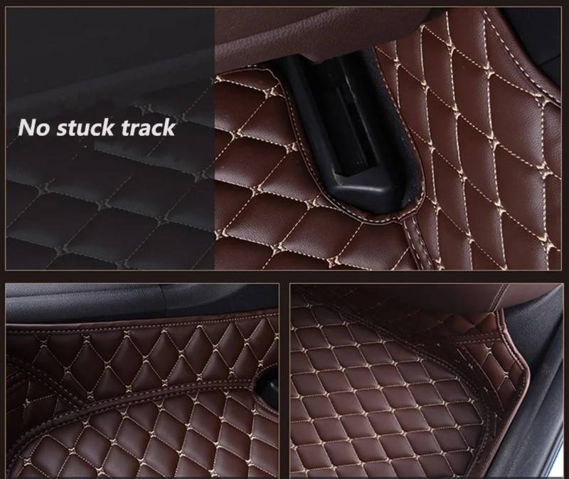 Fussmatten Auto Für 5 Series G30 2017-2022 Innendetails Zubehör Teppich Benutzerdefinierte 3D-Volldeckung Auto-Fußmatten Autoteppiche(Beige) von Tkxvcejv