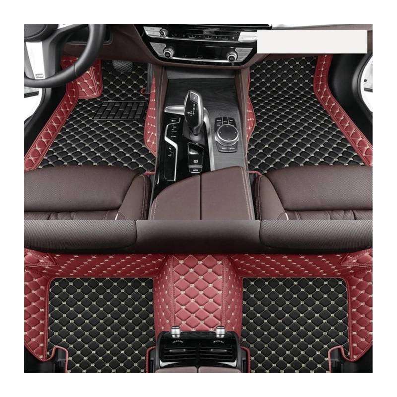 Fussmatten Auto Für A3 8P 2004~2010 Innenausstattung Lederteppiche Teppiche Fußpolster Auto Bodenmatte Autoteppiche(1set floormat D,Linkslenker) von Tkxvcejv