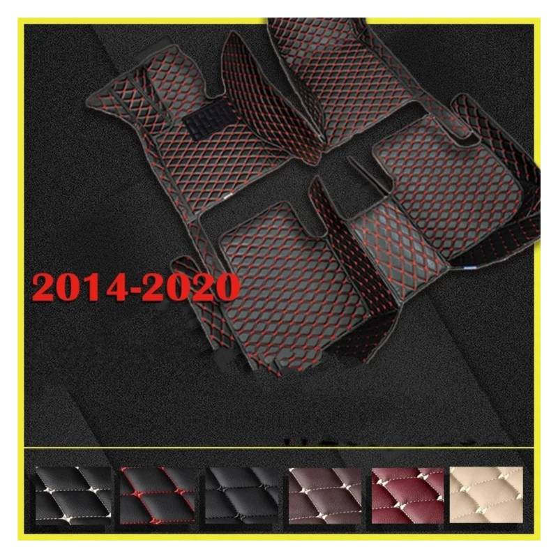 Fussmatten Auto Für Benz C-Klasse W205 C180 200 220 250 260 300 350 400 450 2014-15 2016 2017 2018 2019 2020 Auto-Fußmatten Autoteppiche(Red) von Tkxvcejv