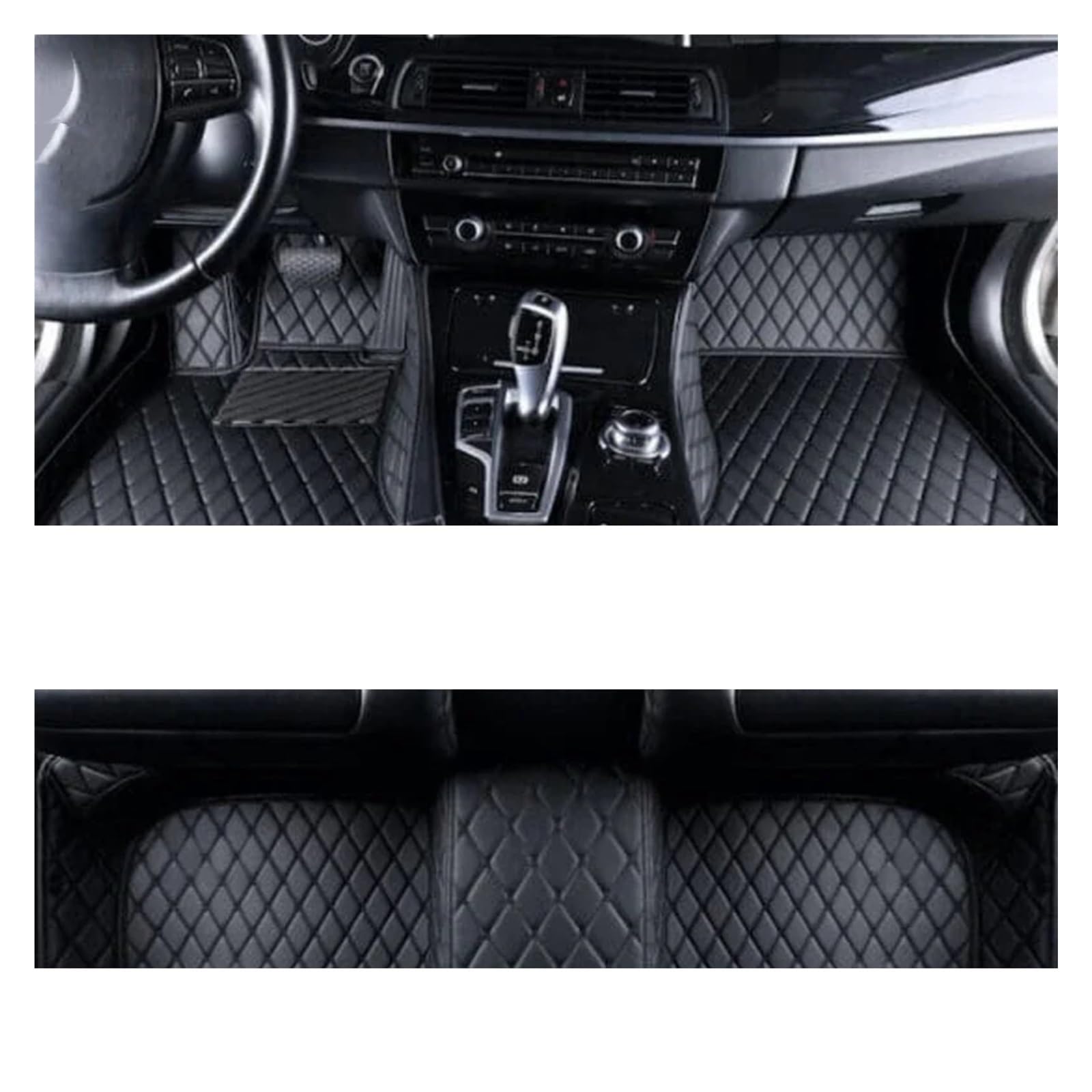 Fussmatten Auto Für Benz C Klasse W205 C180 200 220 250 260 300 350 400 450 2014-15 2016 2017 2018 2019 2020 Zubehör Auto Fußmatten Autoteppiche(LHD Black A) von Tkxvcejv