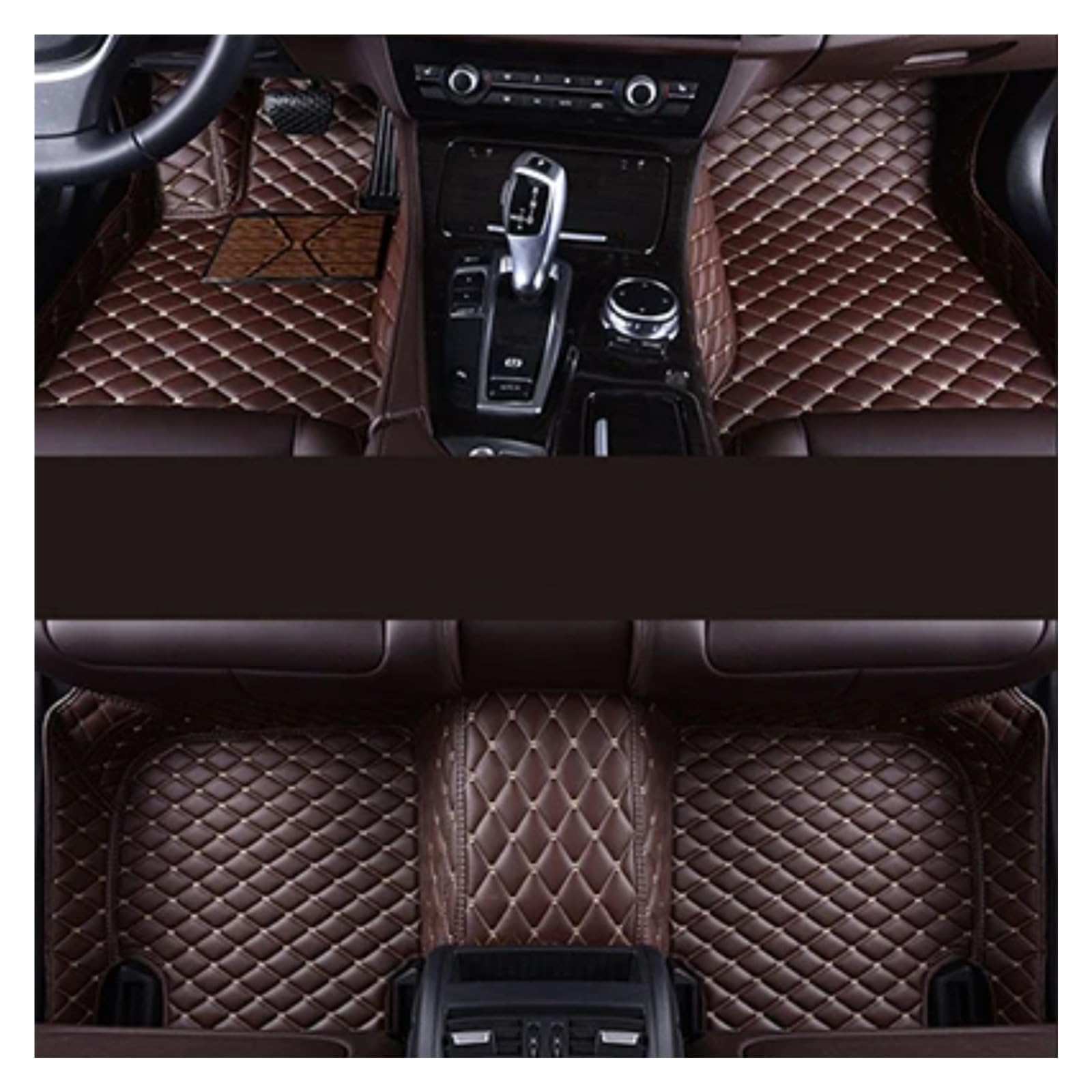 Fussmatten Auto Für Benz EC Für SLK G Für GLS Für GLC Für GLA Für GLE GL Für CLA ML Für GLK Für CLS Für CLK Für Vito Für Viano Auto-Fußmatten Autoteppiche(Coffee) von Tkxvcejv