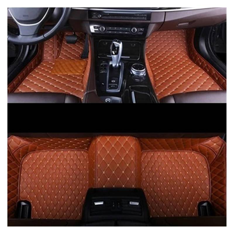 Fussmatten Auto Für Benz W201 W202 W203 W204 W205 Für AMG C43 C63 C160 C180 C200 C220 C300 C350 Auto-Styling-Bodenteppiche Auto-Bodenmatte Autoteppiche(Brown Colors) von Tkxvcejv