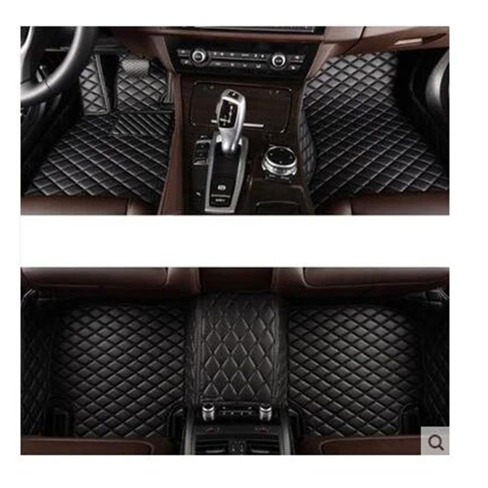 Fussmatten Auto Für Benz W201 W202 W203 W204 W205 Für AMG C43 C63 C160 C180 C200 C220 C300 C350 Auto-Styling-Bodenteppiche Auto-Bodenmatte Autoteppiche(Pure Black) von Tkxvcejv