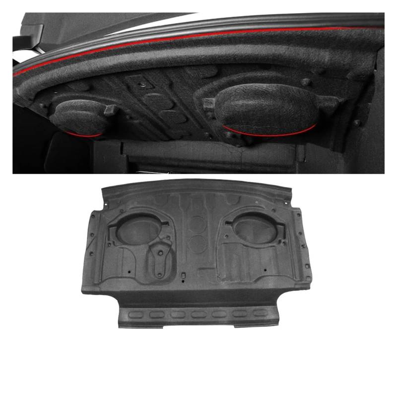 Fussmatten Auto Für Cadillac CT4 CT5 CT6 2019-2023 Auto-Kofferraum-Firewall-Matte-Pad-Abdeckung Schall-Wärmedämmung Baumwolle Noise Deadener Autoteppiche(CT5 2019-2021) von Tkxvcejv