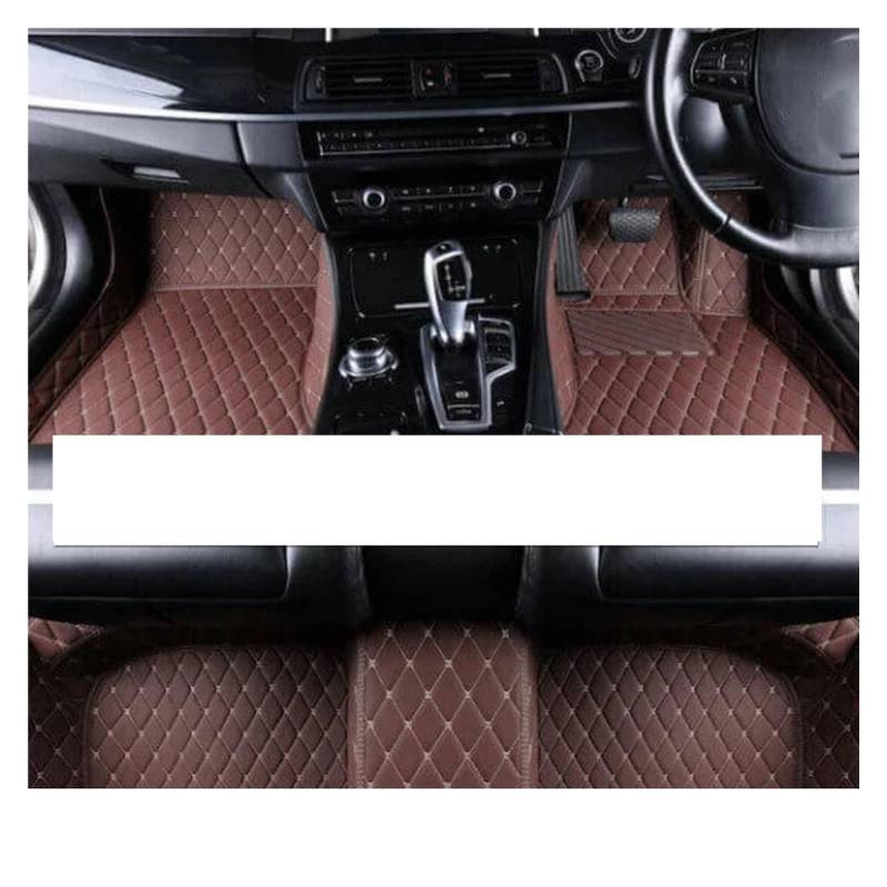 Fussmatten Auto Für Citroen DS5 2018 2017 2016 2015 2014 2013 Benutzerdefinierte Styling Innenausstattung Fußpolster Abdeckung Auto-Fußmatten Autoteppiche(RHD Brown) von Tkxvcejv