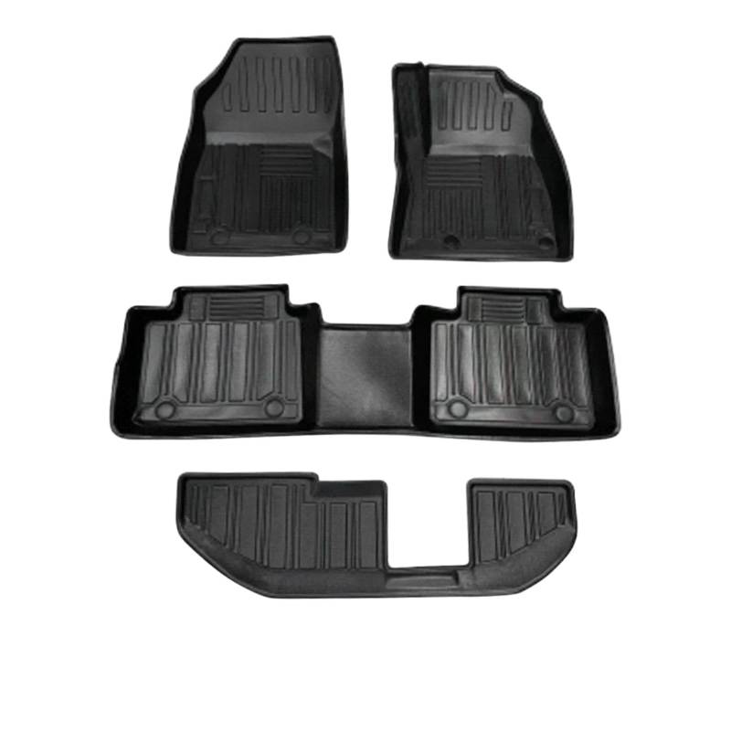 Fussmatten Auto Für Für Outlander 2013-2023 7-Sitze Auto-Fußmatten Allwetter-Fußmatten Geruchlose Polstermatte Innenraum Autoteppiche(22-24 RHD) von Tkxvcejv