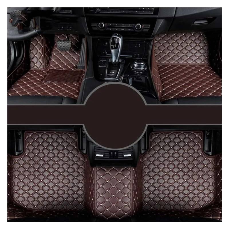 Fussmatten Auto Für HAVAL XY H8 H9 M2 M4 Auto Teppiche Fuß Coche Zubehör Custom Car Fußmatten Autoteppiche(Coffee,M2) von Tkxvcejv