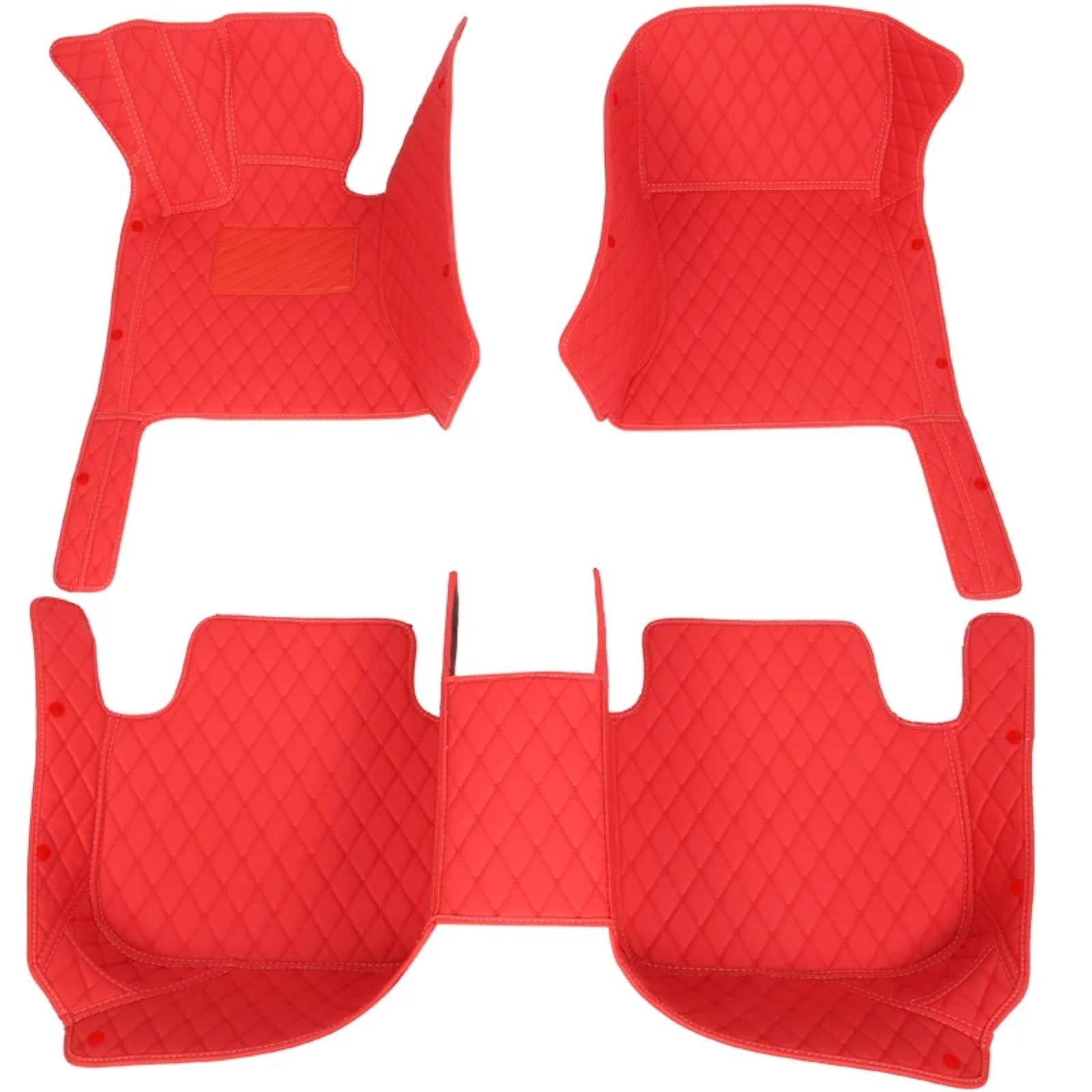 Fussmatten Auto Für Hyundai Für Tucson 2006 2007 2008 2009 2010 2011 2012 2013 2014 Fußpolster Innenraum Autozubehör Auto Bodenmatte Autoteppiche(Red) von Tkxvcejv