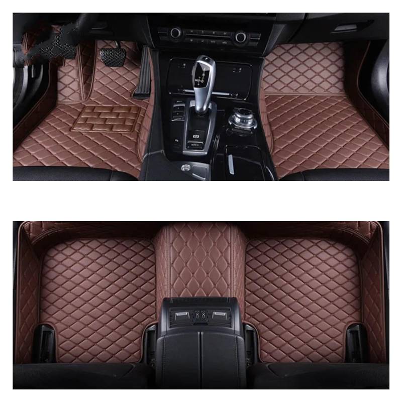 Fussmatten Auto Für KIA Für Sorento Auto Teppiche Fuß Coche Zubehör Custom Car Fußmatten Autoteppiche(Coffee,2013-2014) von Tkxvcejv