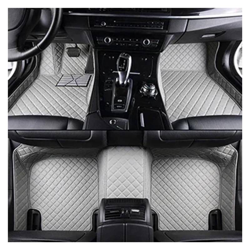 Fussmatten Auto Für Kia Für Sorento 5-Sitzer 2006-2008 Innendetails Zubehör Benutzerdefinierte 3D-Volldeckung Auto-Fußmatten Autoteppiche(Gray) von Tkxvcejv