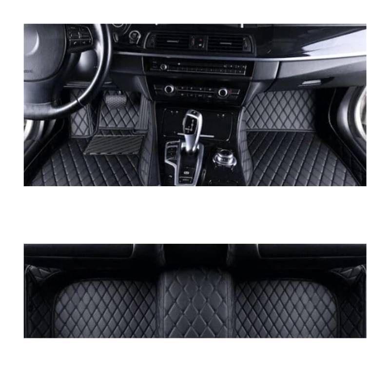 Fussmatten Auto Für Megan 3 2008~2014 Auto-Innenausstattung Lederteppiche Teppiche Fußpolster Auto-Fußmatten Autoteppiche(Black 1set,Rechtslenker) von Tkxvcejv