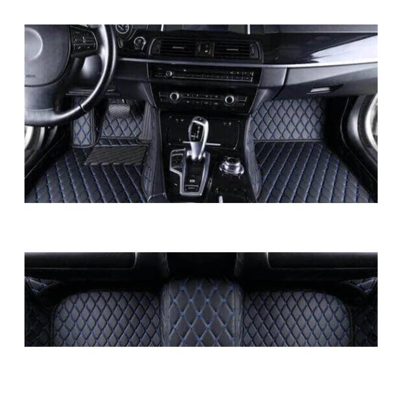 Fussmatten Auto Für Megan 3 2008~2014 Auto-Innenausstattung Lederteppiche Teppiche Fußpolster Auto-Fußmatten Autoteppiche(Black bl 1set,Rechtslenker) von Tkxvcejv