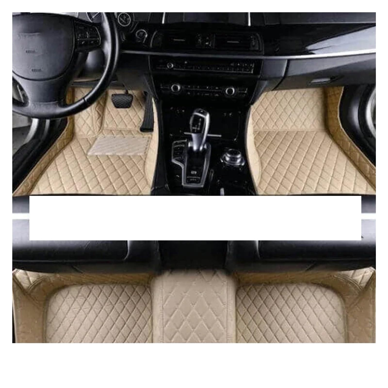 Fussmatten Auto Für Nissan Für Qashqai J10 2007 2008 2009 2010 2011 2012 2014 RHD Teppiche Fußpolster Maßgefertigte Auto-Fußmatten Aus Leder Autoteppiche(Beige 1set) von Tkxvcejv