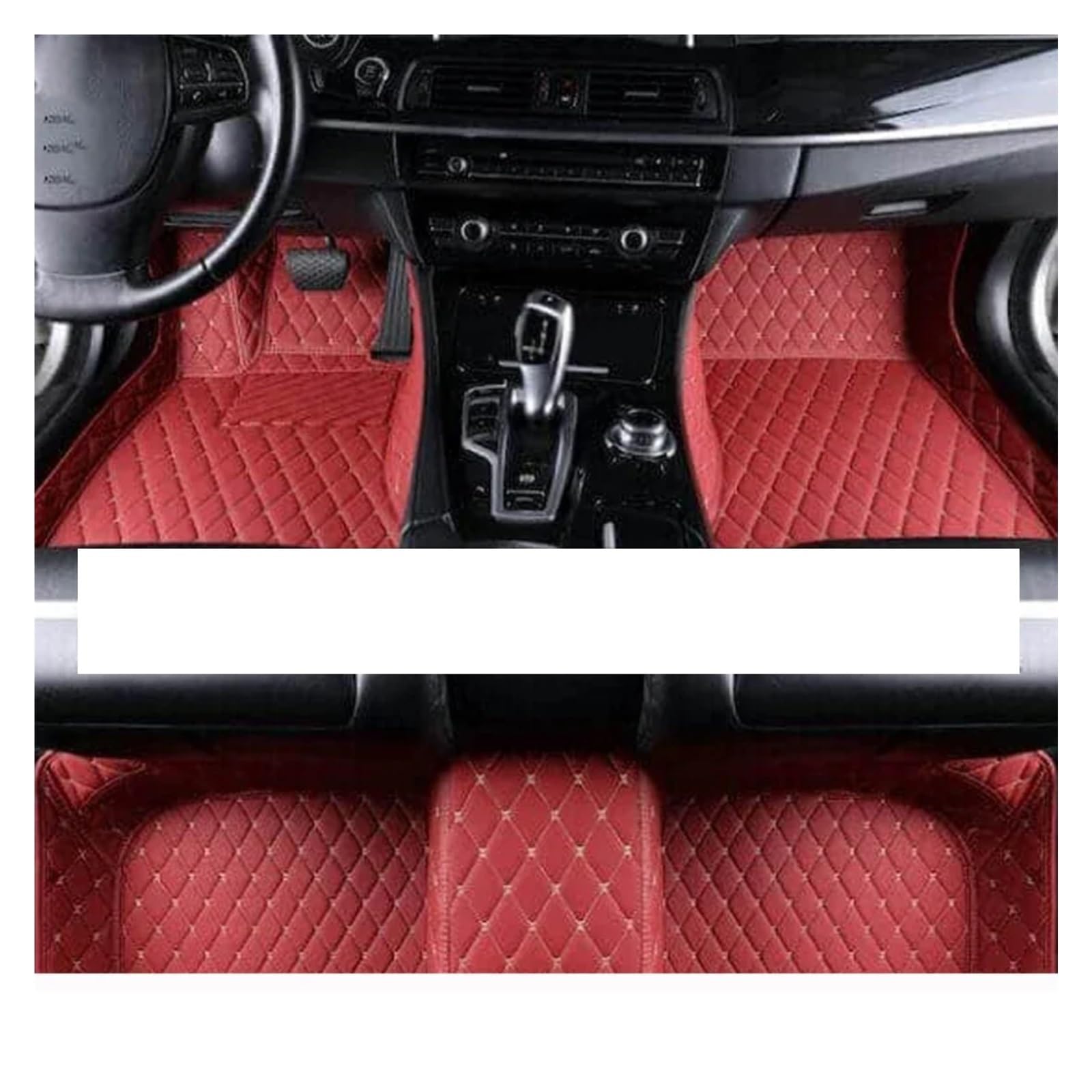 Fussmatten Auto Für Nissan Für Qashqai J10 2007 2008 2009 2010 2011 2012 2014 RHD Teppiche Fußpolster Maßgefertigte Auto-Fußmatten Aus Leder Autoteppiche(Wine 1set) von Tkxvcejv
