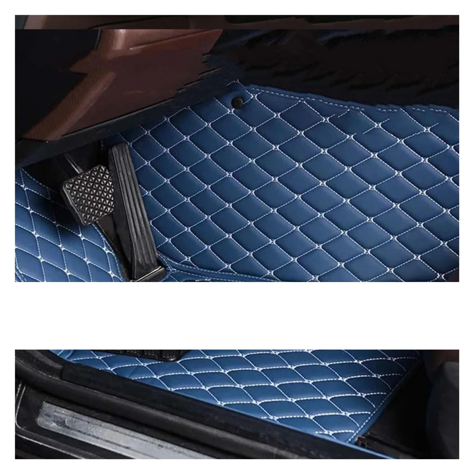 Fussmatten Auto Für Peugeot 208 A9 2012~2018 RHD Teppiche Ledermatte Haltbare Teppiche Anti Dirty Pad Set Auto Fußmatten Autoteppiche(1pc Drives mat d) von Tkxvcejv