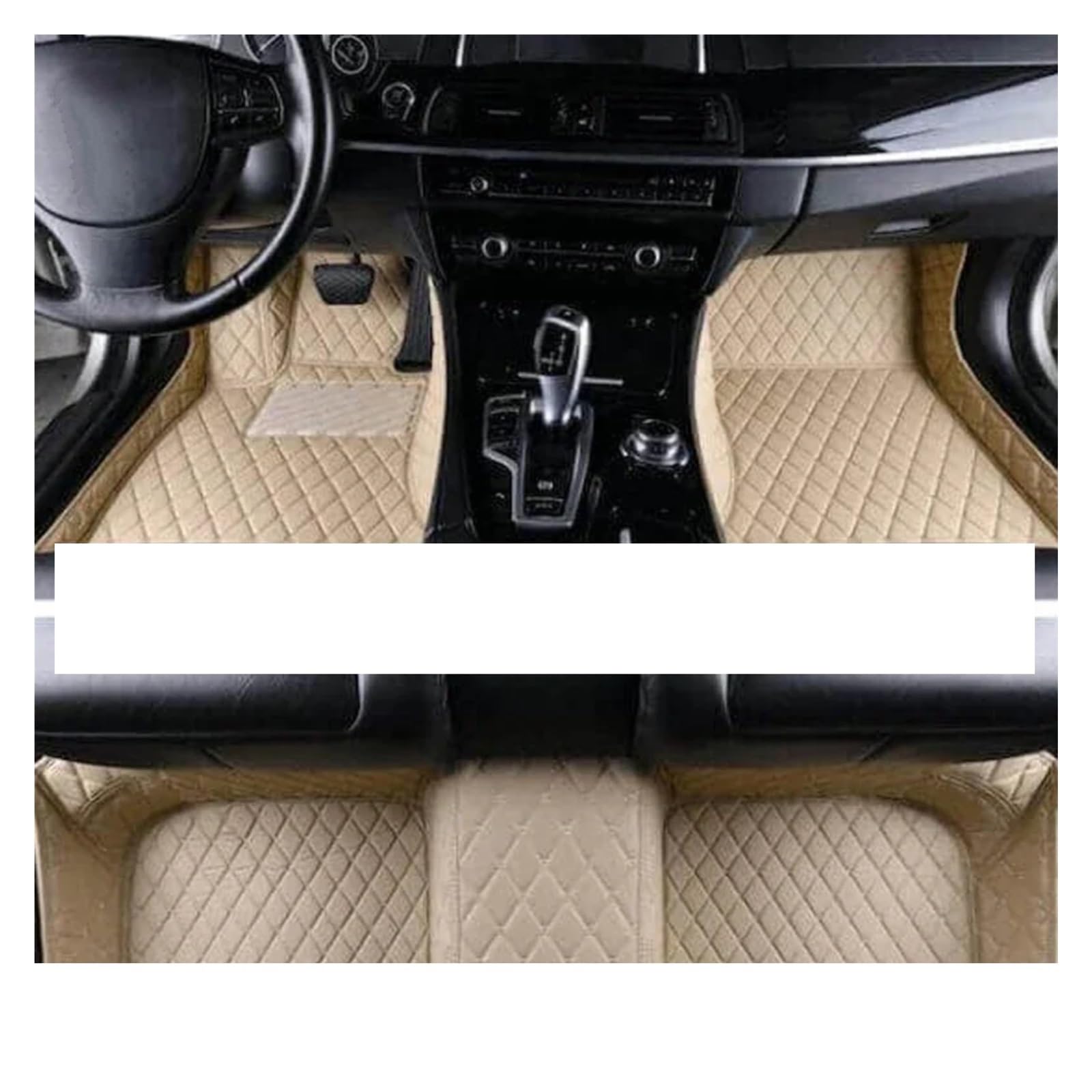 Fussmatten Auto Für Tesla Für Modell 3 2019 2020 2021 Benutzerdefinierte Auto-Fußpolster Auto-Teppichbezug Innenraum Auto-Fußmatten Autoteppiche(3PS BEIGE,Linkslenker) von Tkxvcejv