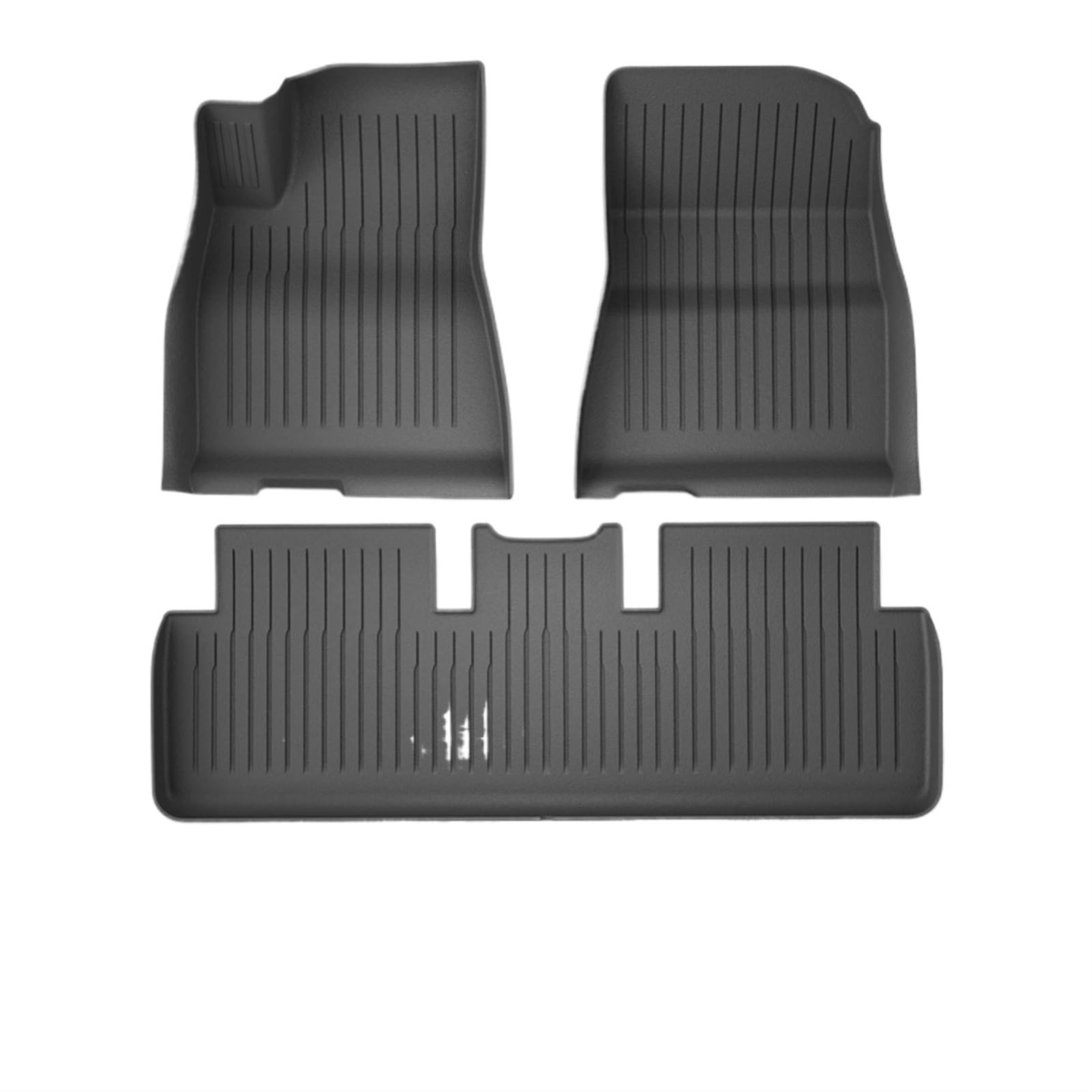 Fussmatten Auto Für Tesla Für Modell 3 Für Modell Y Bodenmatte Fußpolster Automodifikation Vordere Und Hintere Kofferraummatte Autoteppiche(M3 Foot pad 3pcs) von Tkxvcejv
