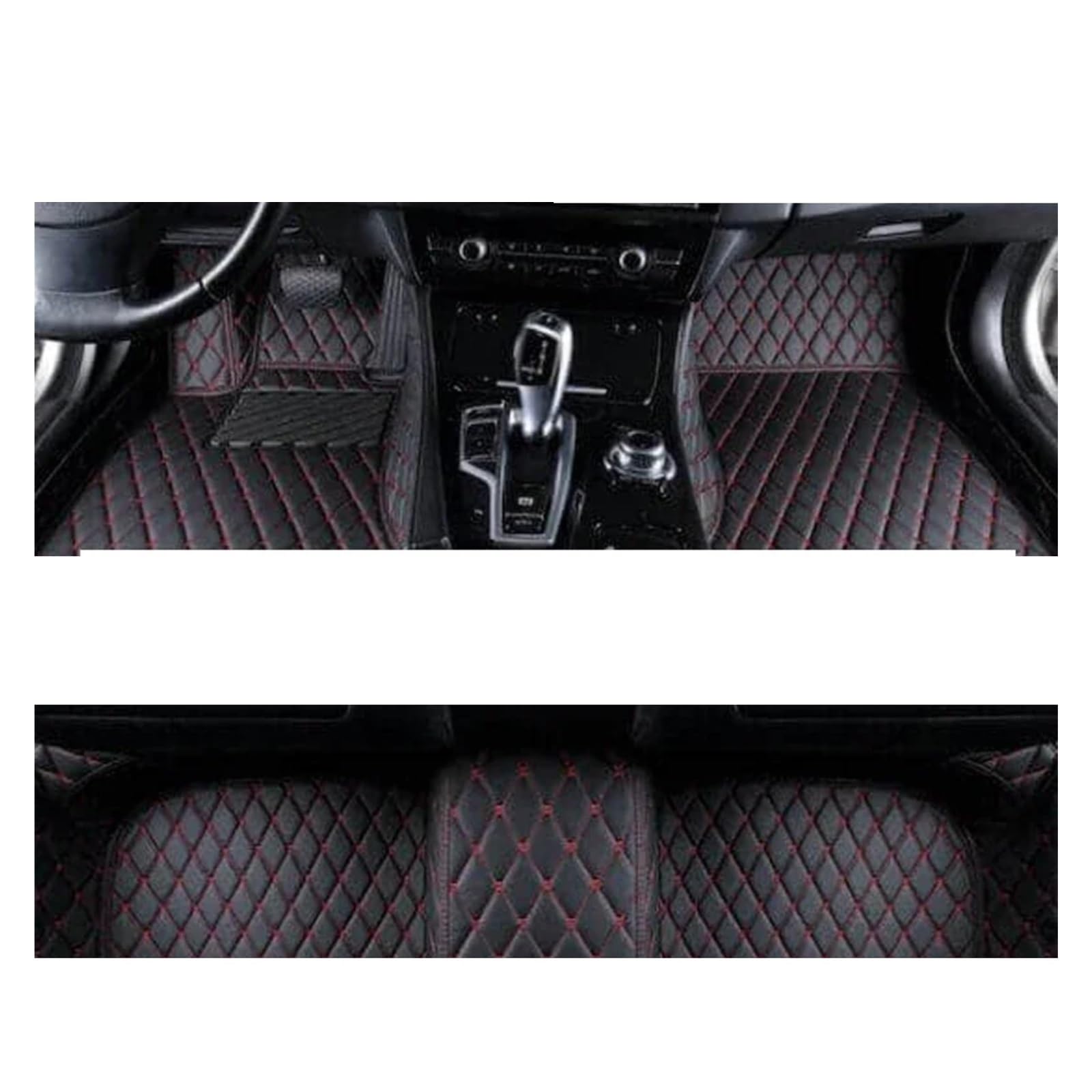 Fussmatten Auto Für Toyota Für Auris E180 2012 2013 2014 2015 2016 2017 2018 Teppiche Fußpolster Maßgeschneiderte Auto-Fußmatten Autoteppiche(LHD Black RED3) von Tkxvcejv