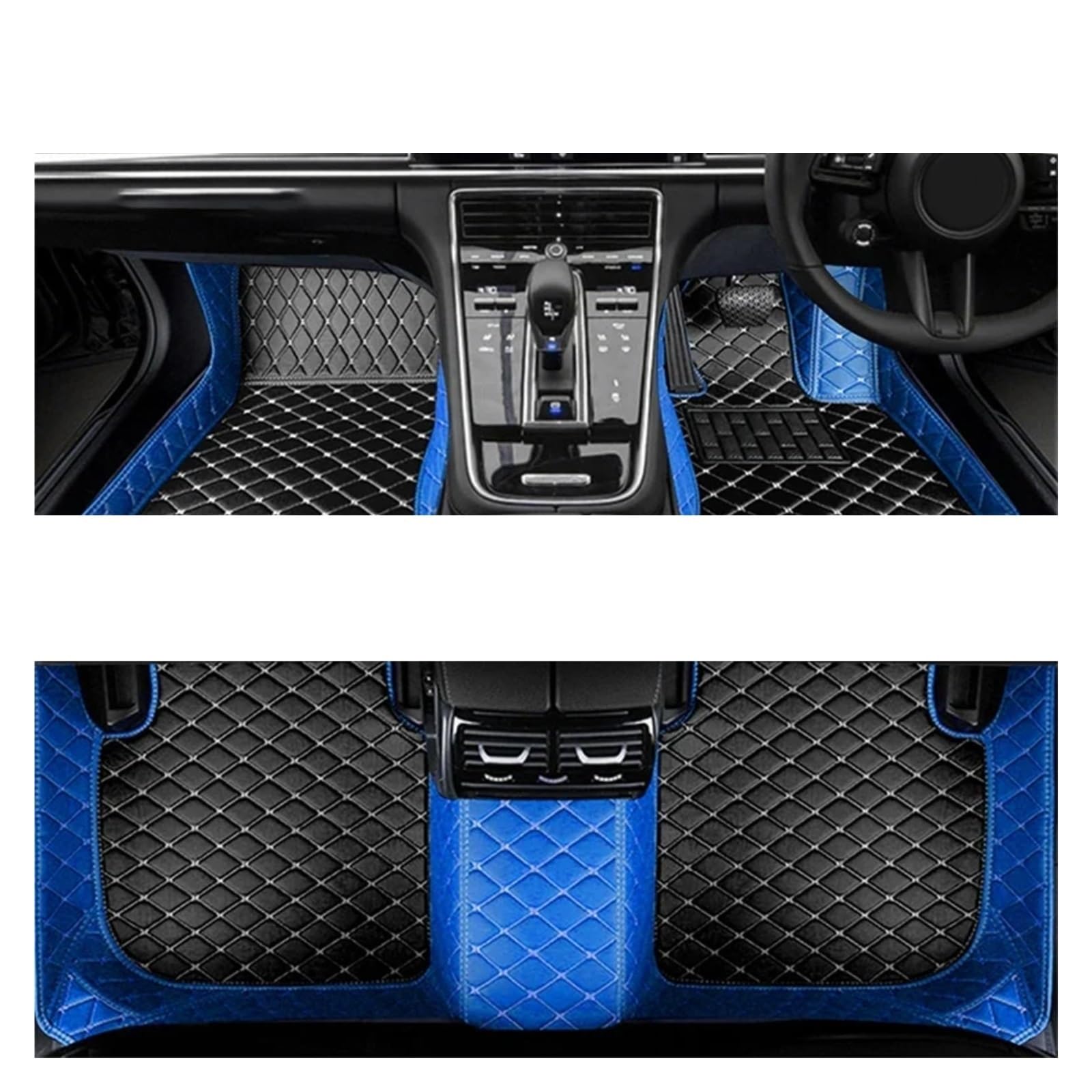 Fussmatten Auto Für Toyota Für Auris E180 2012 2013 2014 2015 2016 2017 2018 Teppiche Fußpolster Maßgeschneiderte Auto-Fußmatten Autoteppiche(RHD Black BL) von Tkxvcejv