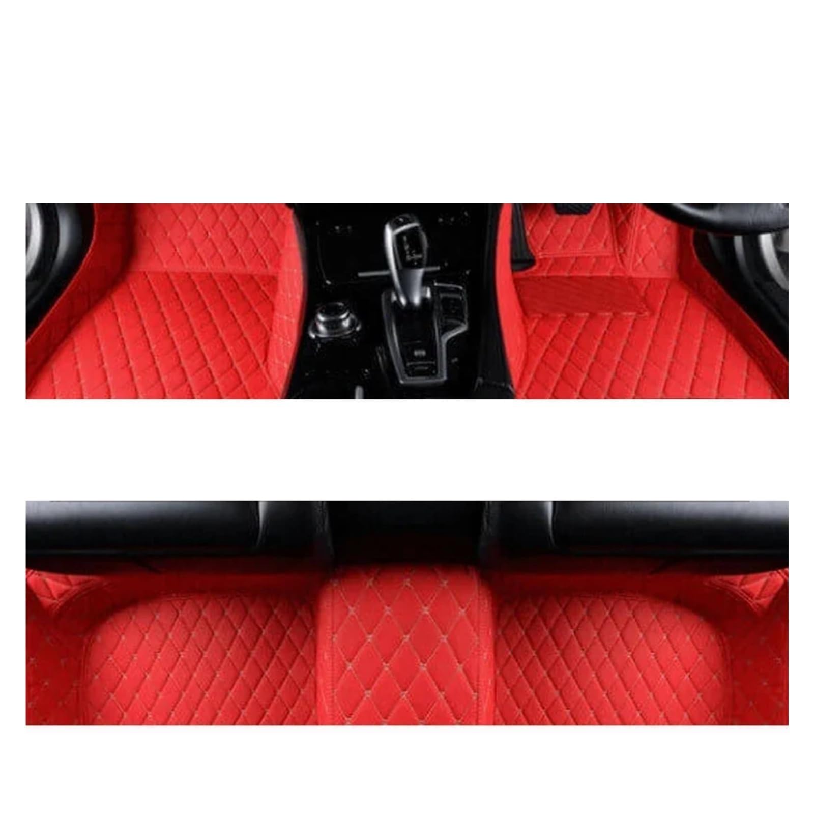 Fussmatten Auto Für Toyota Für Auris E180 2012 2013 2014 2015 2016 2017 2018 Teppiche Fußpolster Maßgeschneiderte Auto-Fußmatten Autoteppiche(RHD RED) von Tkxvcejv