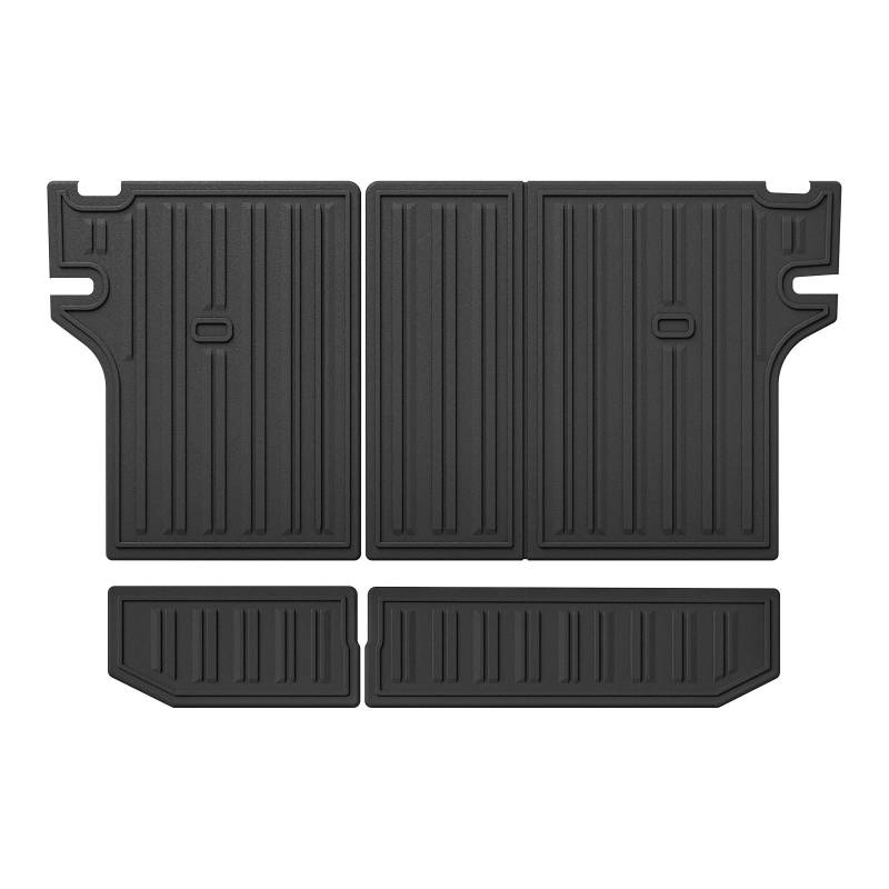 Fussmatten Auto Für Toyota Für Corolla Für Cross 2022-2024 Auto-Fußmatten Kofferraumpolster 3D-Fußmatte Geruchloses Tablett-Set Schwarz Linkslenker Autoteppiche(Backrest Pads) von Tkxvcejv